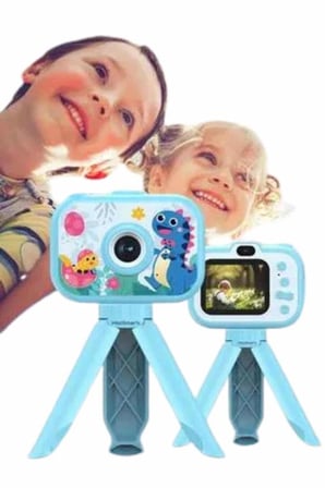 Nevamel® Çocuk Için Eğitici Video Kamera Ayaklı Mini Fotoğraf Makinesi