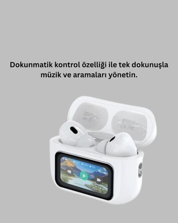 Nevamel Tüm Telefonlarla Uyumlu ANC Özellikli Dokunmatik Bluetooth Kulaklık