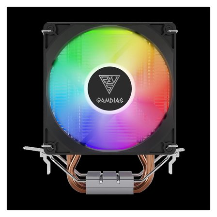 Nevamel® GAMDIAS BOREAS E1-210 Lite 92mm CPU  Kule Tipi Hava Soğutma Doğrudan Temas Teknolojisine Sahip 2 adet Gelişmiş Bakır Isı Borusu (AMD AM5 ve INTEL Tüm işlemciler ile uyumlu)(1923)