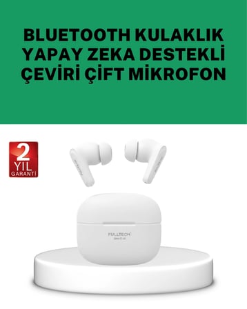Nevamel® Gerçek Zamanlı Çeviri Özellikli Kablosuz Kulaklık Profesyonel Kullanım