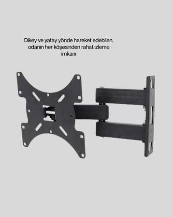 Nevamel® Modern Tasarım Hareketli TV Duvar Askı Aparatı