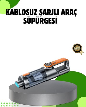 Nevamel® Şarjlı Kablosuz El Süpürgesi Yüksek Emiş Güçlü ve Çok Başlıklı