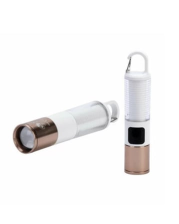 Nevamel® LED Kamp Lambası USB Şarjlı 500 Lümen Parlaklık Güç Göstergeli Taşınabilir Fener
