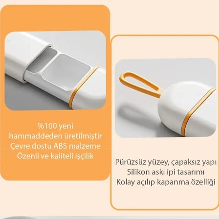 Nevamel® EZERE Taşınabilir 3 Bölmeli Nem Geçirmez Mini Hapİlaç Saklama Kutusu - BPA İçermez-(5775)