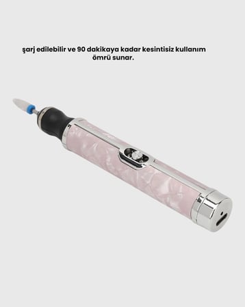 Nevamel® USB Şarjlı Profesyonel 20.000 RPM Elektrikli Oje Sökücü ve Tırnak Bakım Aleti