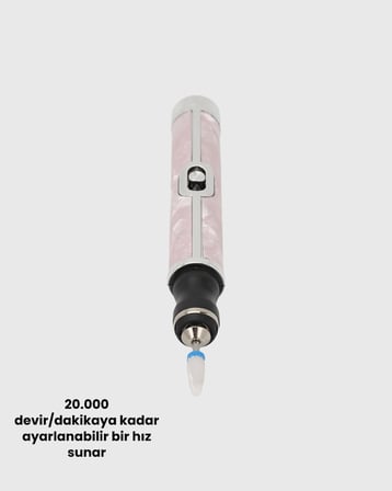 Nevamel® USB Şarjlı Profesyonel 20.000 RPM Elektrikli Oje Sökücü ve Tırnak Bakım Aleti
