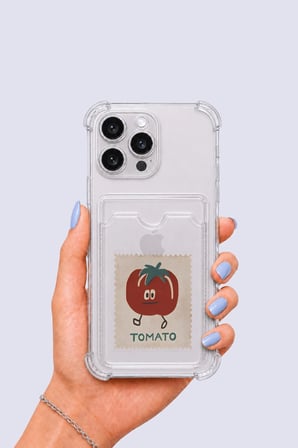 Nevamel® iPhone 14 Pro Max Kartlıklı Tomato Desenli Kılıf