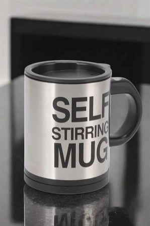 Nevamel Yazılı Mug Kupa Karıştırıcı Özelliği Ve Paslanmaz Çelik