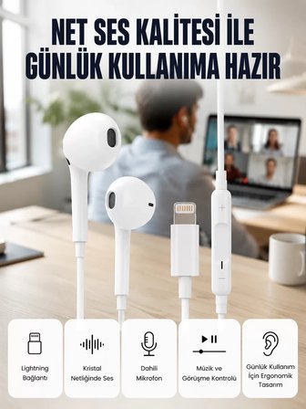 Nevamel® Derin Bas ve Net Ses Özellikli Kulak İçi Kulaklık Yeni Nesil