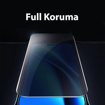Nevamel Baseus Crystal iPhone 15 Pro Max Privacy Full Koruma Tempered Cam Ekran Koruyucu-(5775)