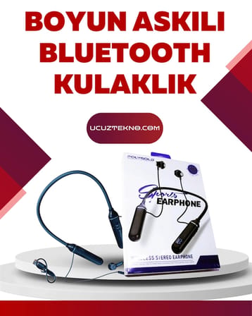Nevamel Polygold PG-100 Bluetooth Kulaklık – Ergonomik Boyun Bantlı Tasarım Net Ses ve Konfor
