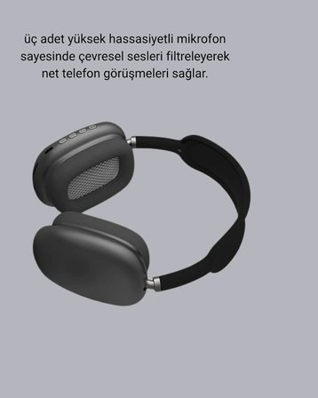 Nevamel P9 Pro Plus Bluetooth Kulak Üstü Kulaklık – H1 Çipli Aktif Gürültü Engelleme Uzamsal Ses Desteği