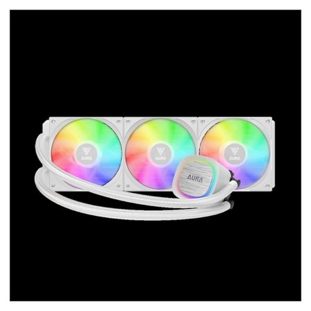 Nevamel® GAMDIAS AURA GL360 V2 WH White Edition 360mm  RGB 3 Fanlı CPU Sıvı Soğutma(1923)