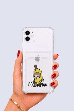 Nevamel® iPhone 11 Kartlıklı Boş Yapma Desenli Kılıf