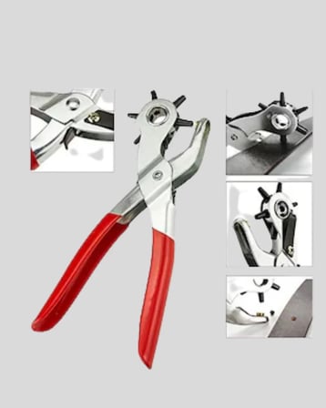 Nevamel® 6 Başlıklı Kemer Delme Pense Paslanmaz Çelik Çok Amaçlı