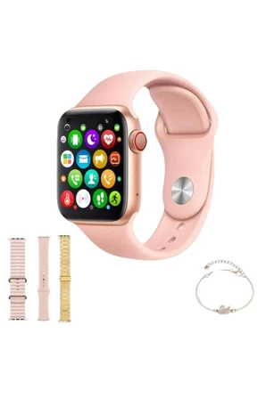 Nevamel® Genç Kızlara Özel Akıllı Saat 41 mm Çağrı Cevaplayabilen NFC ve GPS Uyumlu