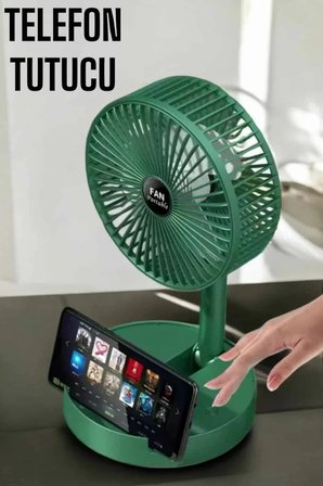 Nevamel® Soğutucu Vantilatör Telefon Standlı Mini Fan