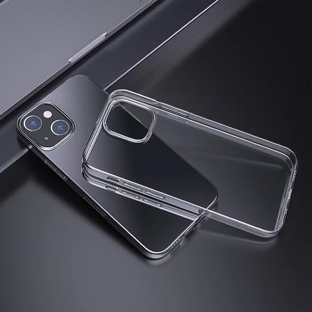 Nevamel HOCO Light Series TPU iPhone 15 Plus Şeffaf Kılıf-(5775)