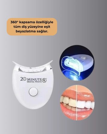 Nevamel® Beyazlatma Kalemli LED Diş Parlatma Seti