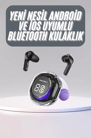 Nevamel Kulak İçi Bluetooth Kulaklık ANC ENC Özellikli Şarj Göstergeli Kablosuz Kulaklık