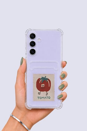 Nevamel® Samsung Galaxy S25 FE Kartlıklı Tomato Desenli Kılıf