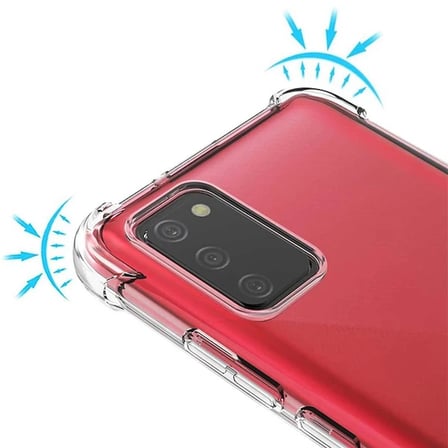 Nevamel SM Galaxy A02S - M02S Anti-Drop Shockproof Darbe Emici Silikon Kılıf-(5775)
