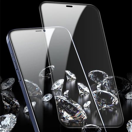 Nevamel GOR İPhone 12 Pro Max 6.7 Best Full Tempered Cam Ekran Koruyucu 2Adet+Takma Aparatı-(5775)