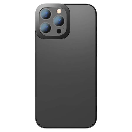 Nevamel Baseus Glitter iPhone 13 Pro Max 6.7inç Kılıf Renkli Kenar Şeffaf Silikon-(5775)