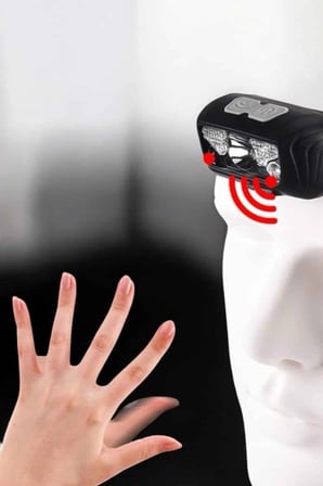 Nevamel Kafa Lambası Kamp Lambası Sensörlü Şarjlı Ayarlanabilir