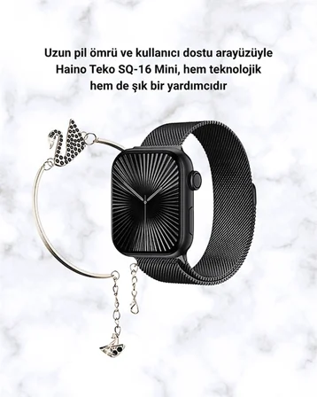 Nevamel Akıllı Saat SQ-16 Mini Series 10 | Unisex Tasarım Sağlık ve Spor Takibi