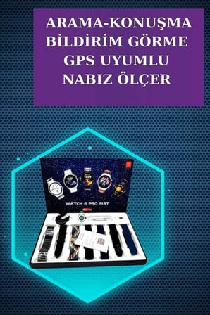 Nevamel Gamer Kulaklık ve Çok Kordonlu Akıllı Saat Gürültü Önleyici GPS Desteği
