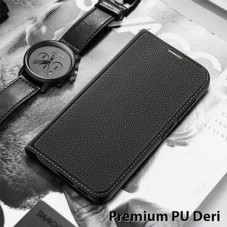 Nevamel Dux Ducis SM Galaxy S23 Plus Kılıf Skin X2 Series Magnetic PU Deri Manyetik Kapaklı Kılıf-(5775)