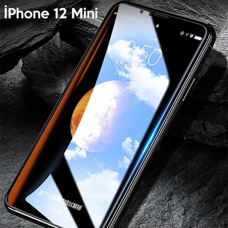 Nevamel WK İPhone 12 Mini 5.4 Kingkong Curved Tempered Cam Ekran Koruyucu-(5775)