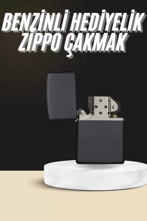 Nevamel® Erkeklere Özel Hediyelik Eşya  Metalik Benzinli Çakmak Doldurulabilir