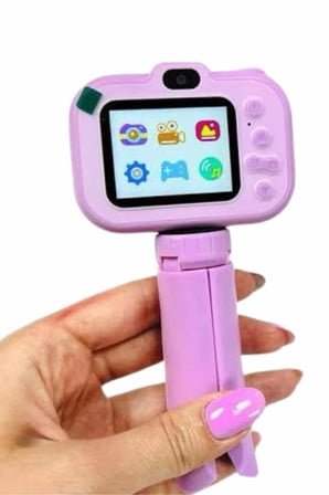 Nevamel® Çocuk Için Eğitici Video Kamera Ayaklı Mini Fotoğraf Makinesi