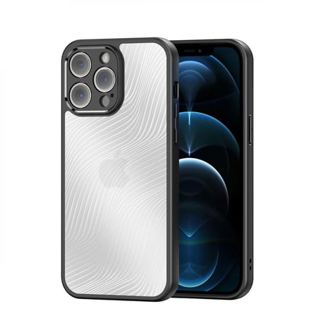Nevamel Dux Ducis iPhone 12 Pro Max Aimo Series Premium Buzlu Sert PC-TPU Kılıf-(5775)