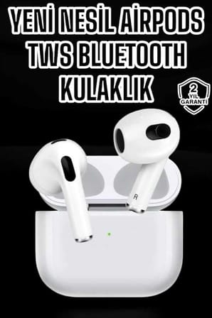 Nevamel 3.Nesil TWS Bluetooth Kulaklık Mikrofonlu ANC Özelliği Dokunmatik Kontrol