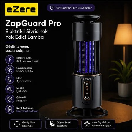 Nevamel® Ezere ZapGuard Pro Elektrikli Sivrisinek Yok Edici lamba-(5775)