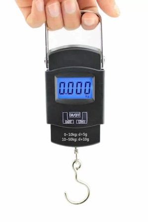Nevamel® Dijital El Kantarı 50 Kg Hassas LCD Ekranlı Bagaj Tartısı
