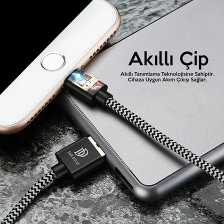 Nevamel Dux Ducis K-One Cable İPhone  Usb Şarj Kablosu 1 METRE-(5775)