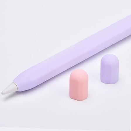 Nevamel Ally Apple Pencil 2 İçin Koruyucu Kaymaz Silikon Kılıf-(5775)