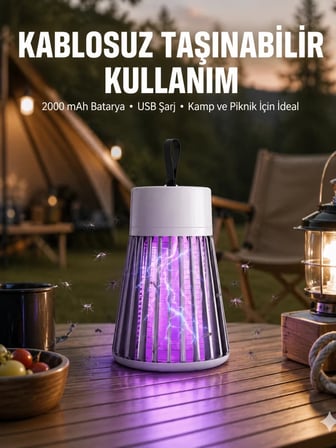 Nevamel® Uzun Ömürlü Bataryalı Taşınabilir Böcek Kovucu