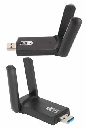 Nevamel Wifi Alıcı Dual Band Usb 3.0 Adaptör Kablosuz Windows 7/8/10/11