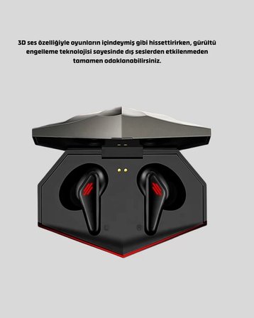 Nevamel® Bluetooth Kulaklık 45 ms Ultra Düşük Gecikme