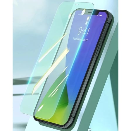 Nevamel BASEUS İPhone 12 Pro Max 6.7 0.30mm Full Tempered Cam Ekran Koruyucu 2Set Anti-Bluelight-(5775)