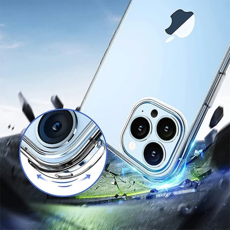 Nevamel iPhone 13 Pro 6.1inç Anti-Drop Shockproof Darbe Emici Silikon Kılıf-(5775)