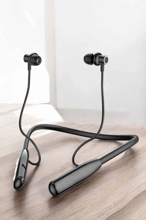 Nevamel Boyun Bantlı Bluetooth Kulaklık Yüksek Ses Kaliteli 100 Saat Kulaklık