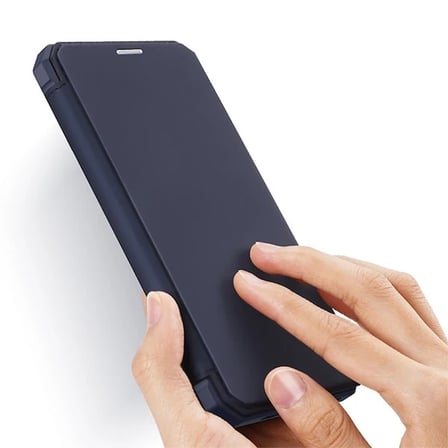 Nevamel DUX DUCİS iPhone 12 Mini Kılıf Mıkantıslı Kapaklı Flip Cover Kılıf Skin X Series Flip Case-(5775)