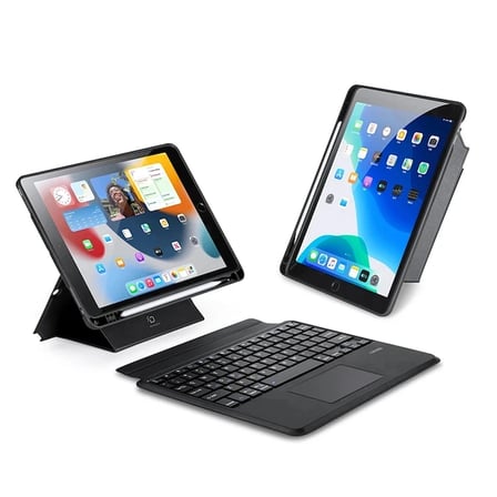 Nevamel Dux Ducis iPad 7- 8-9 10.2  iPad Air3- iPad Pro 10.5(2017) DK Series Kablosuz Bluetooth Klavye-(5775)