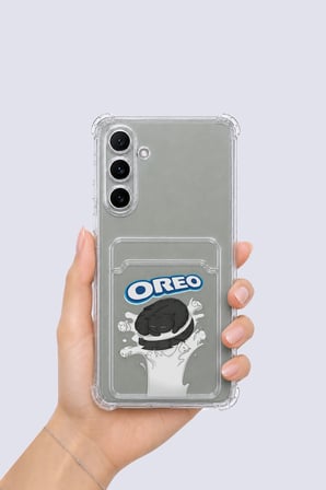 Nevamel® Samsung Galaxy A54 Kartlıklı OREO Desenli Kılıf